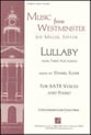 Lullaby SATB choral sheet music cover